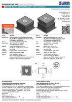 Data sheets of Zürn GmbH & Co.KG.