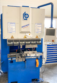 Maschienenpark Umformen/Börteln Boschert Profi 28 CNC Presskraft